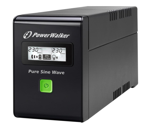 IMPAKT NEW UPS POWER WALKER 600VA 2X PL 230V, PURE SINE WAVE - 253672 - zdjęcie